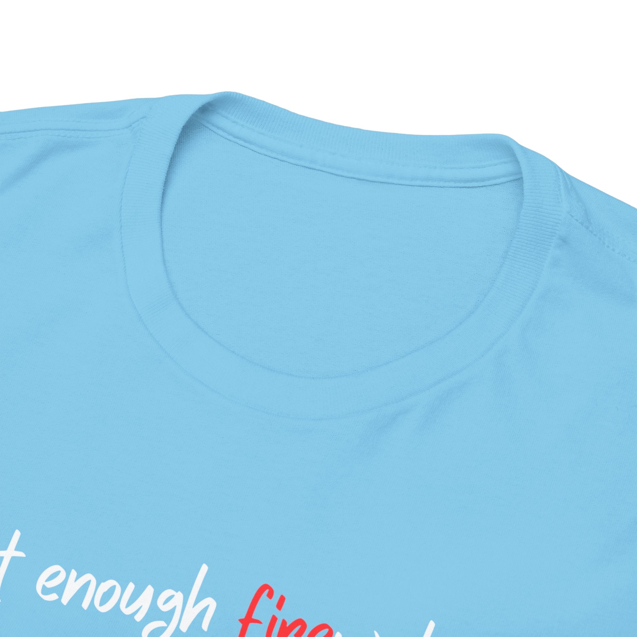 T-Shirt — Minimal 'fine' Chest Embroidered Graphic Tee
