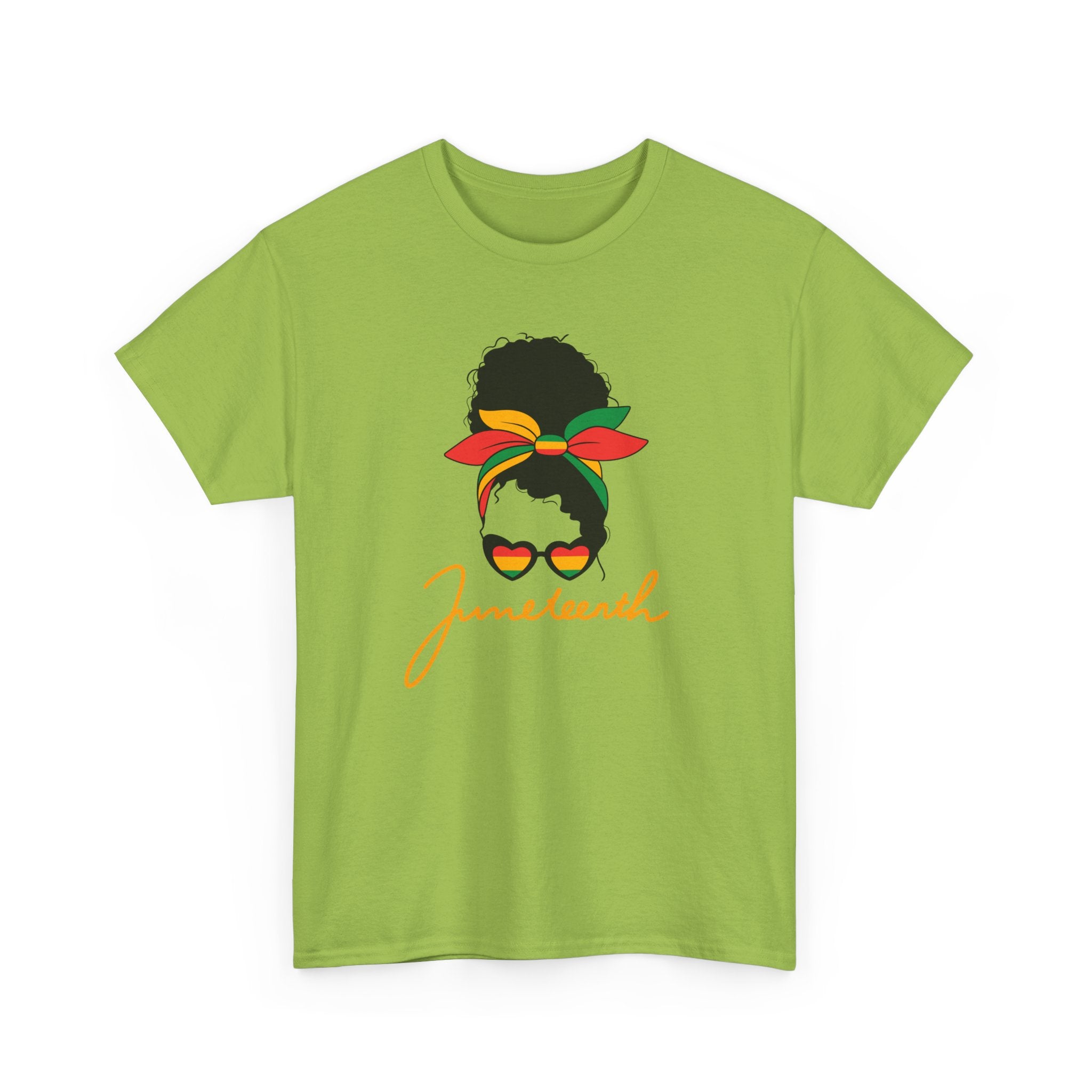 Juneteenth Afro Puff Tee — Juneteenth Celebration T-Shirt