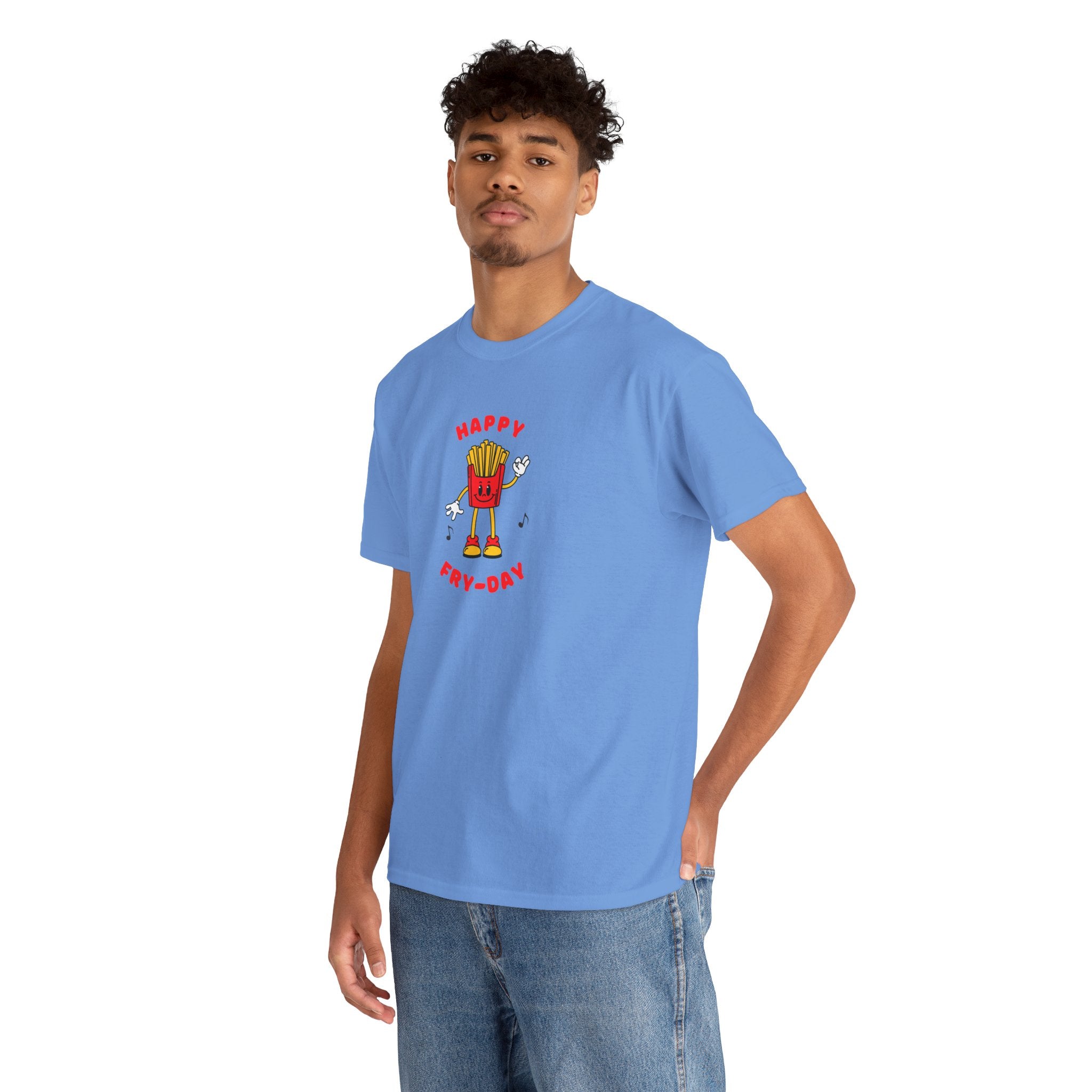 Happy Fry-Day T-Shirt — Cute Dancing Fries Graphic Tee