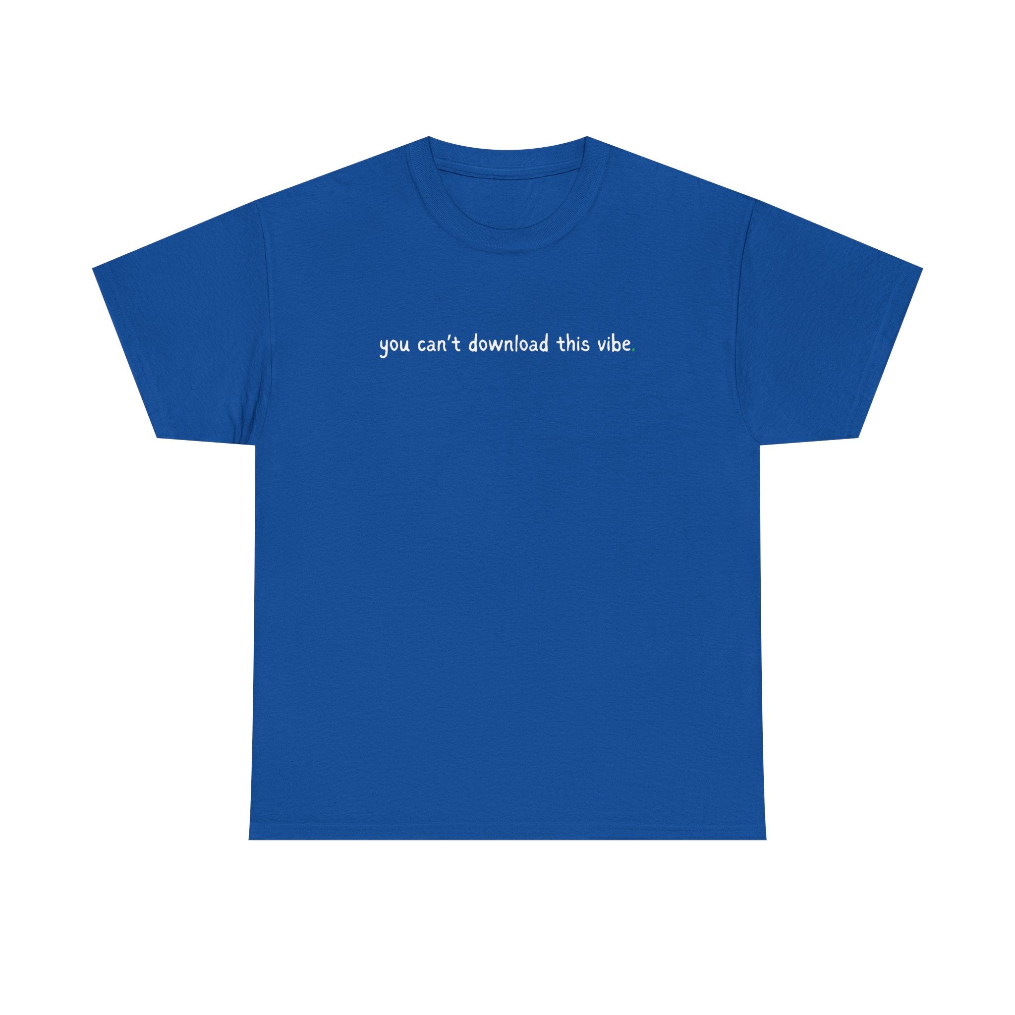 You Can’t Download This Vibe Tee — Minimalist Black Graphic T-Shirt