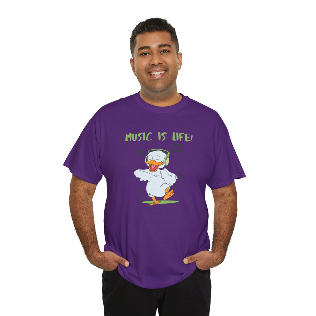 Music Is Life Duck T‑Shirt