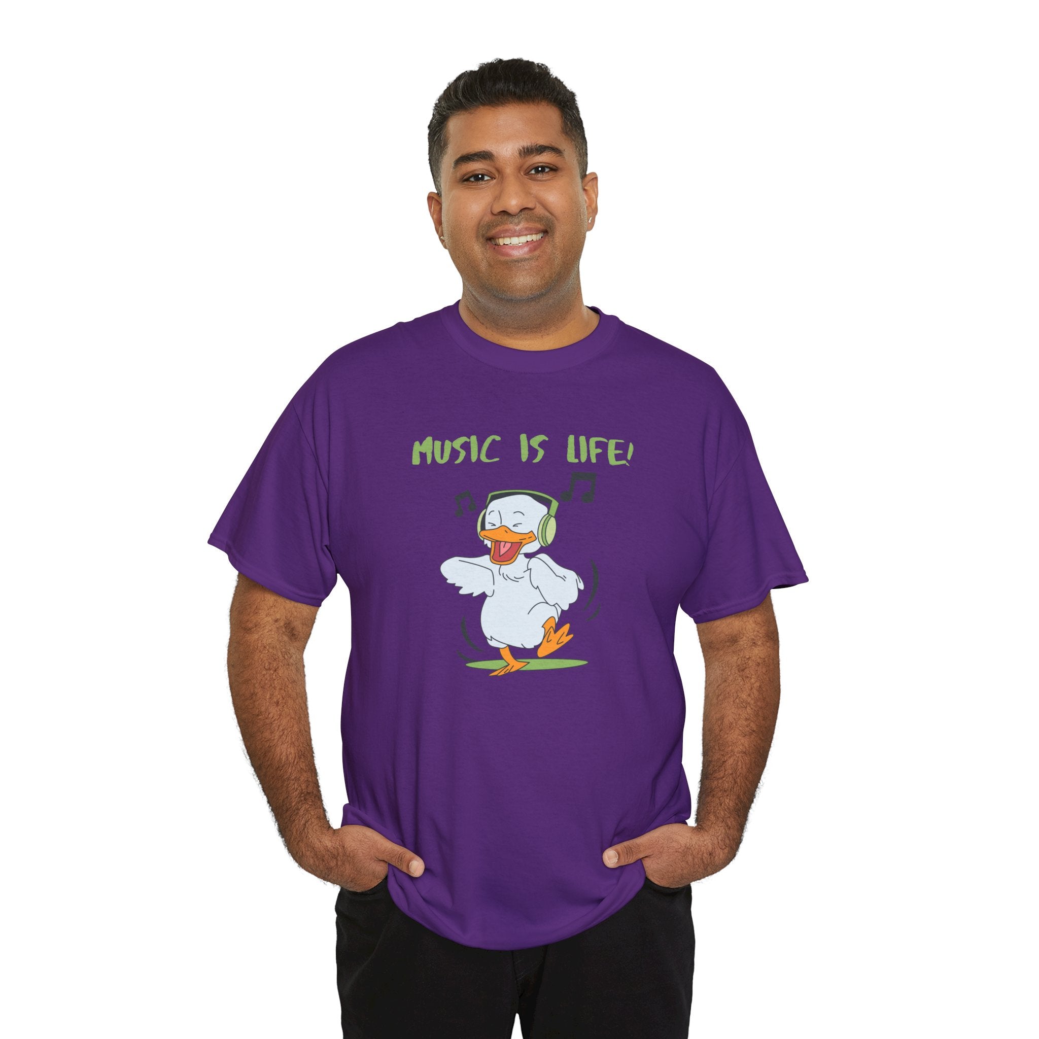 Music Is Life Duck T‑Shirt