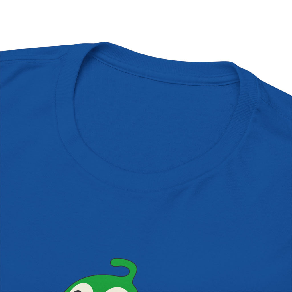 Screaming Internally Tee — Cute Green Monster Graphic Shirt