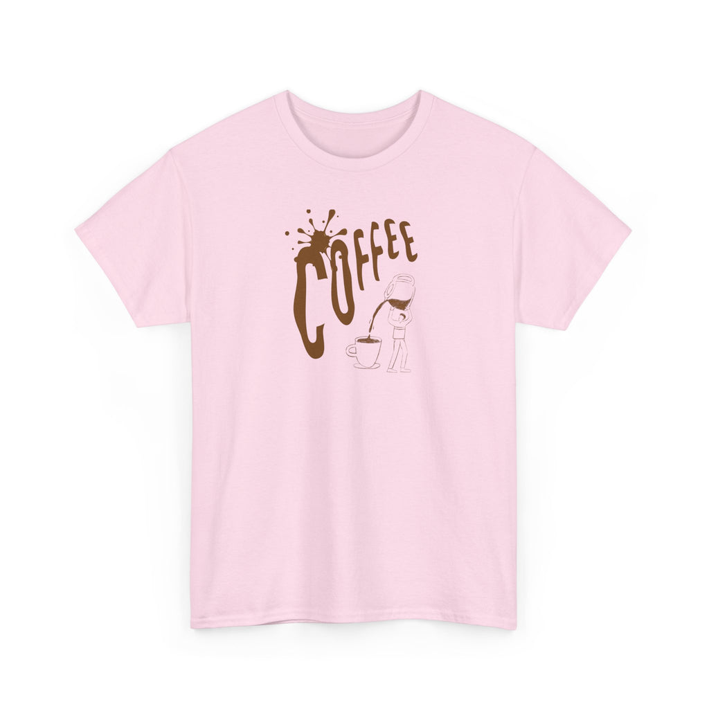 Coffee Splash T‑Shirt — Retro Coffee Typography Tee