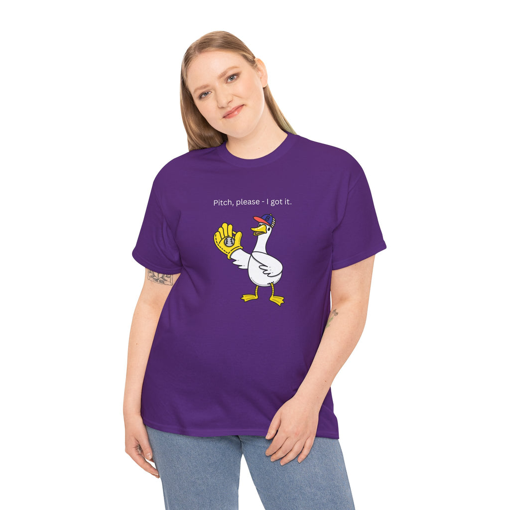 I Got It Baseball Duck T‑Shirt — Funny Catcher Graphic Tee