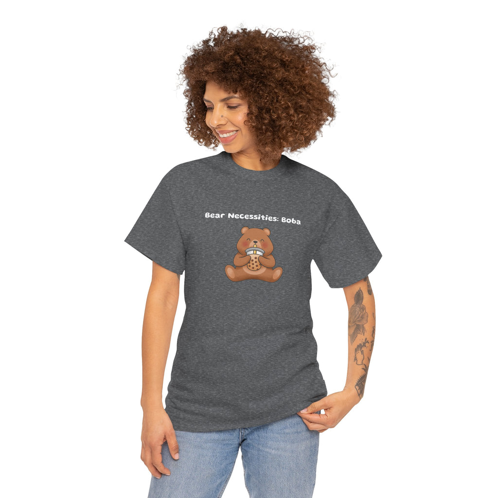 Bear Necessities: Boba Tee — Cute Bubble Tea Bear Graphic T-Shirt