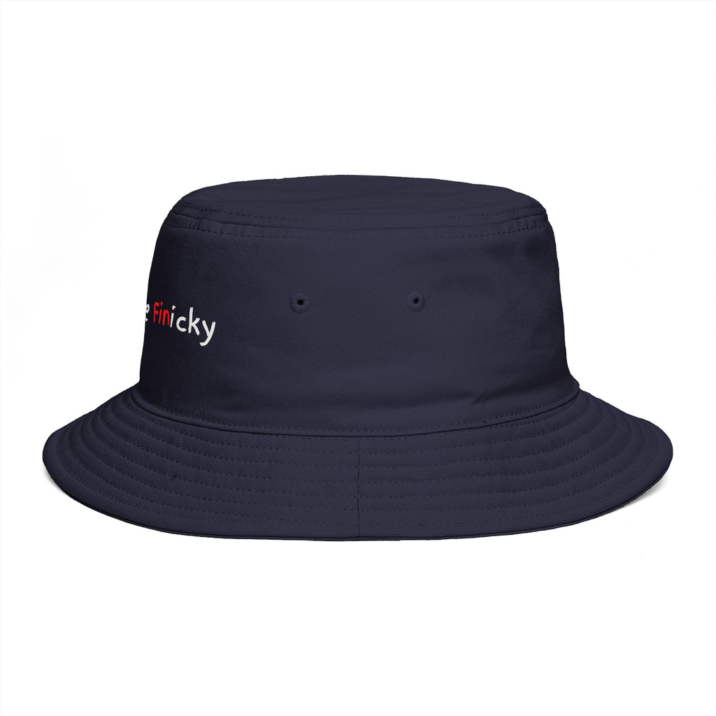 Bucket Hat — 'Outside Be Finicky' Embroidered Outdoor Statement Hat