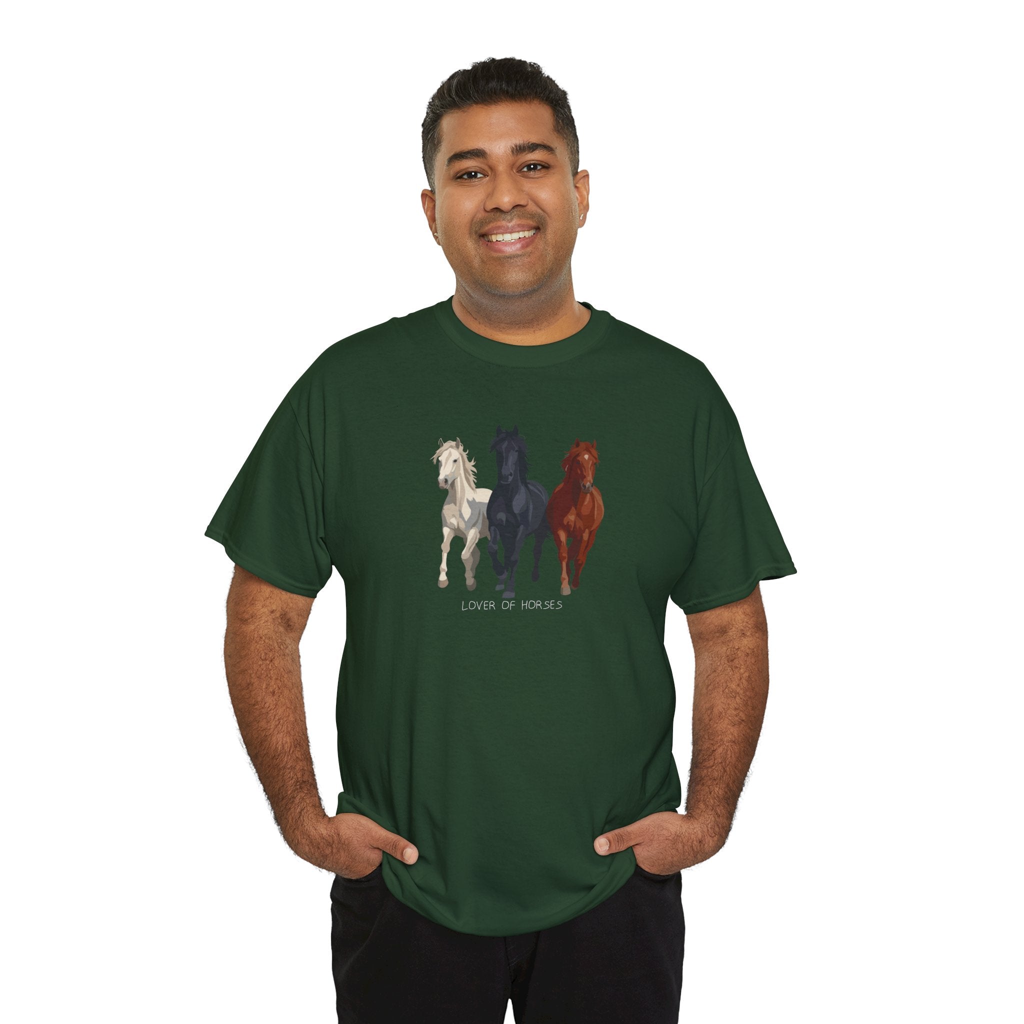 T-Shirt — Three Horses 'Love is Love' Pride Graphic Tee