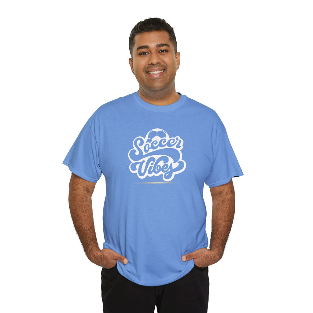 Soccer Vibes T-Shirt — Retro Script Soccer Tee