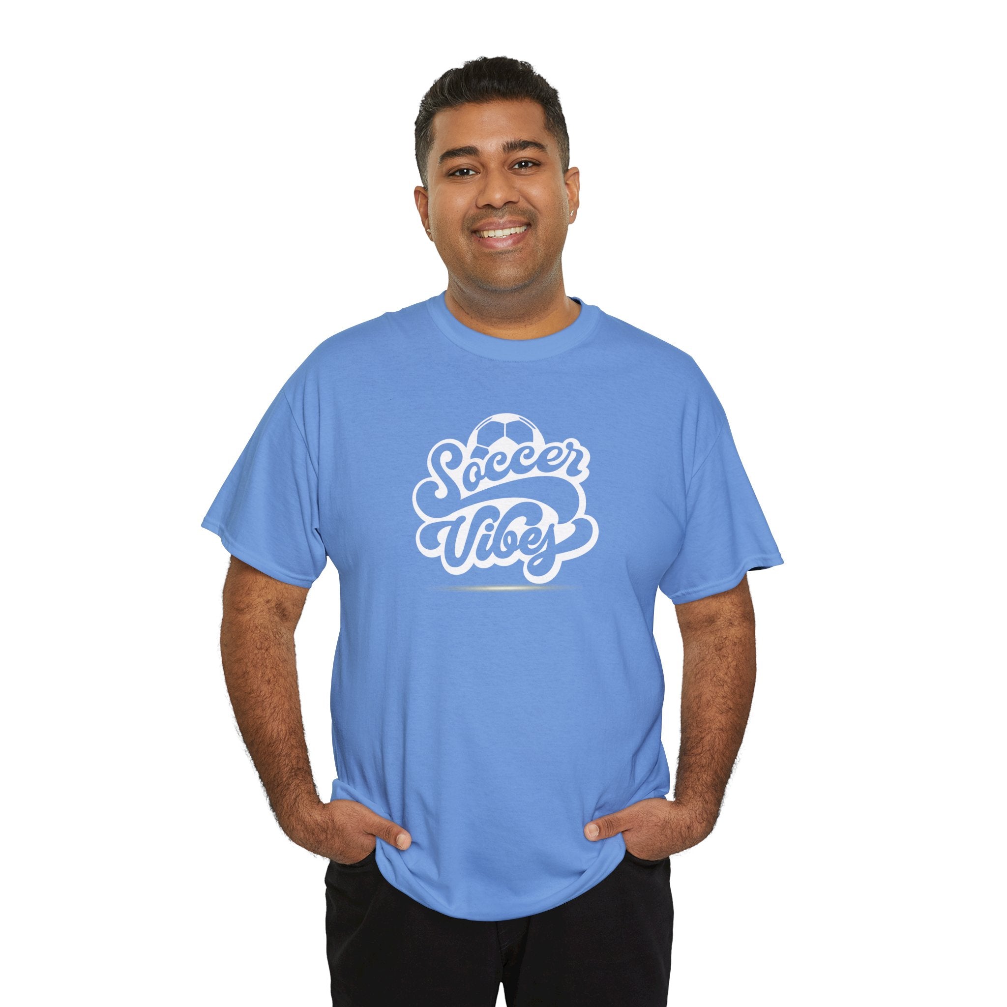 Soccer Vibes T-Shirt — Retro Script Soccer Tee