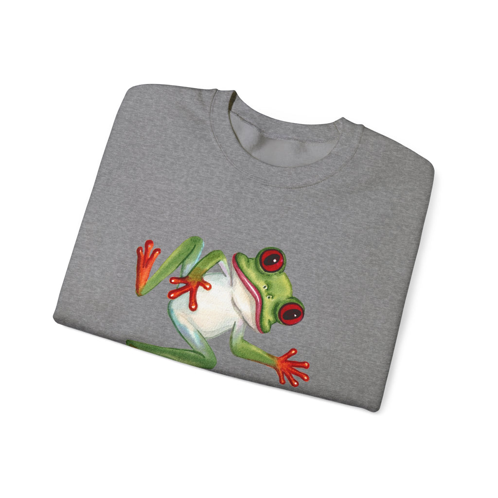 Frog 'Here for Hoppy Hour' Crewneck Sweatshirt
