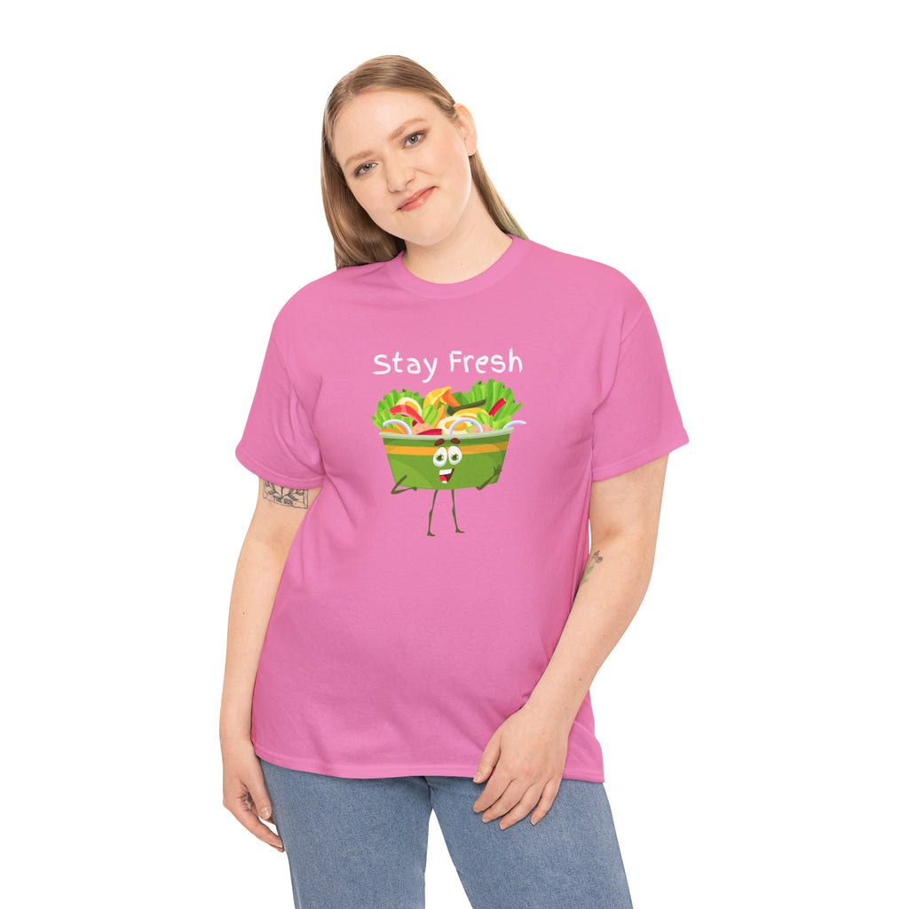Stay Fresh Salad Tee – Cute Veggie Graphic T-Shirt