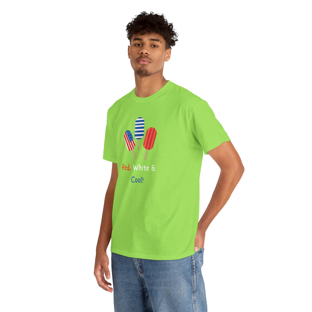 Patriotic Popsicle Tee – "Red, White & Cool" 4th of July T-Shirt