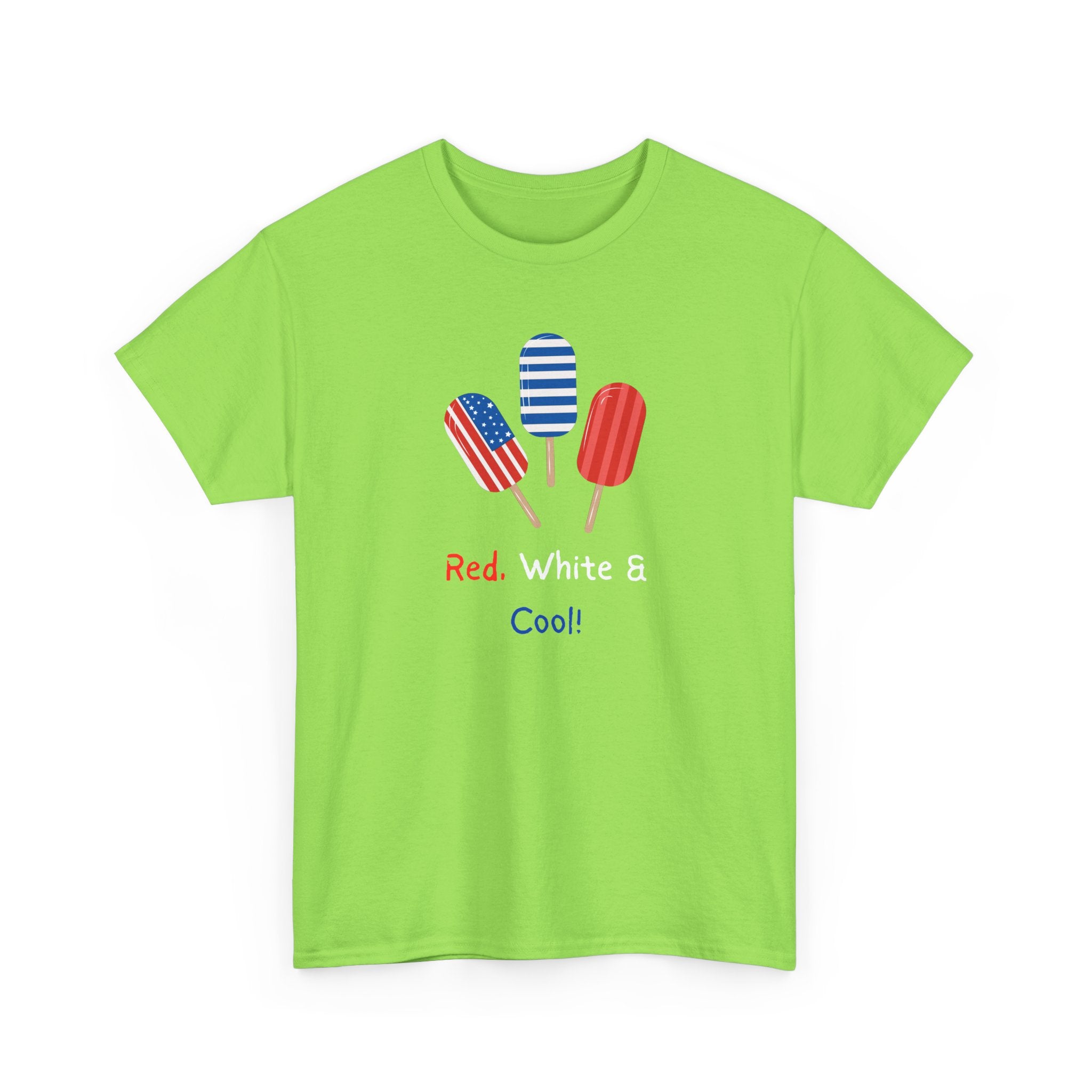 Patriotic Popsicle Tee – "Red, White & Cool" 4th of July T-Shirt