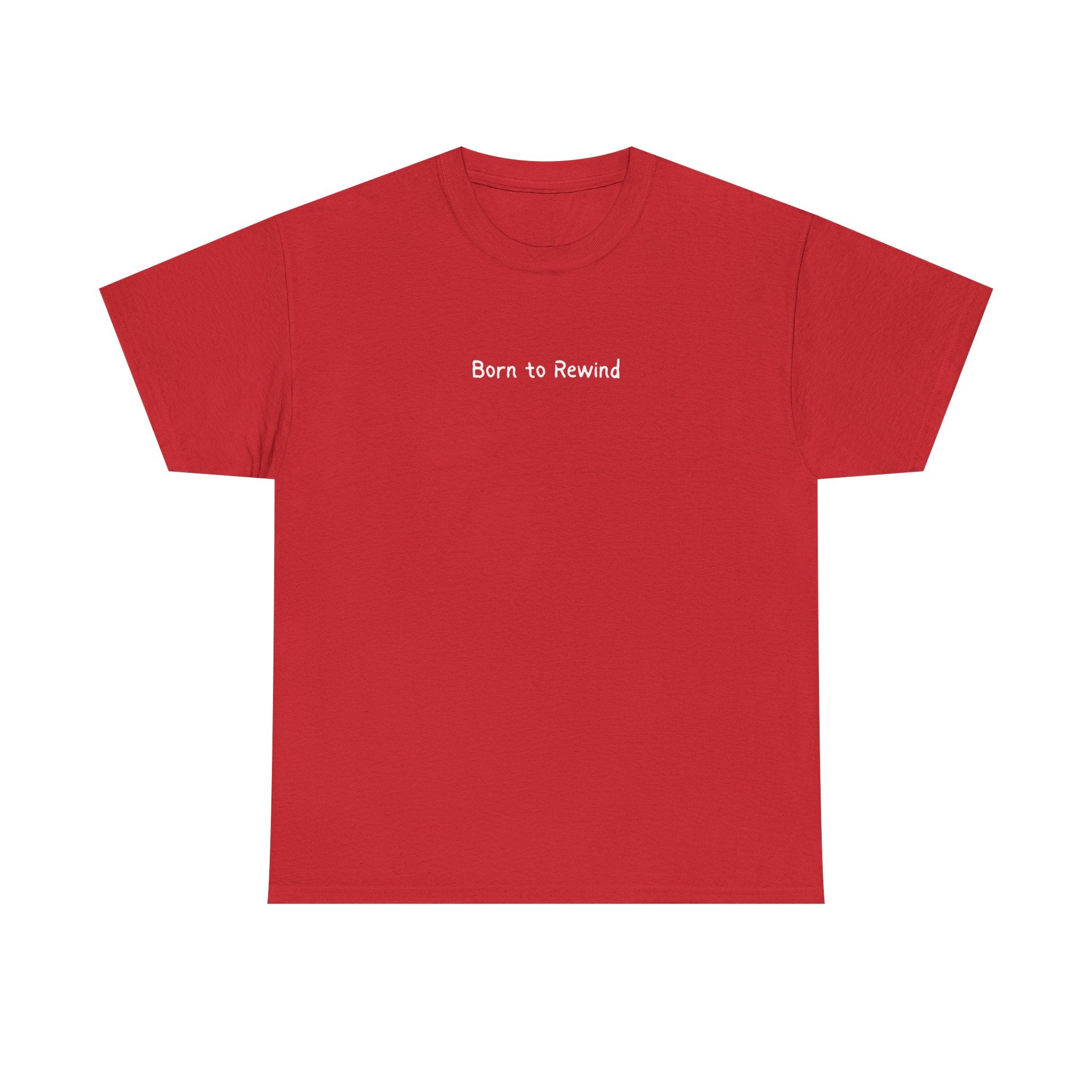 Born to Rewind T-Shirt — Minimal Retro Graphic Tee