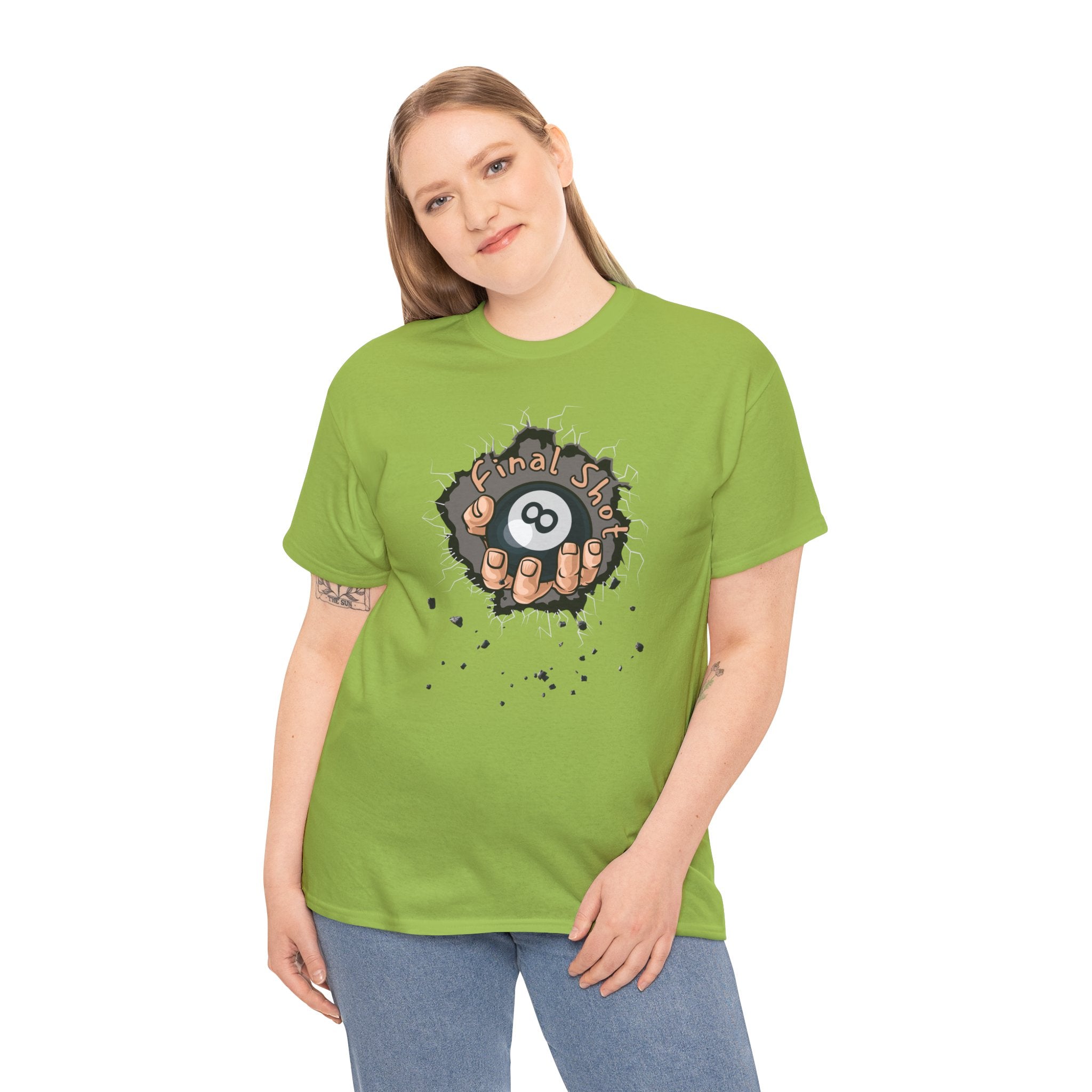 Eight Ball Pocket Tee — "Final Say" Billiards Graphic Shirt