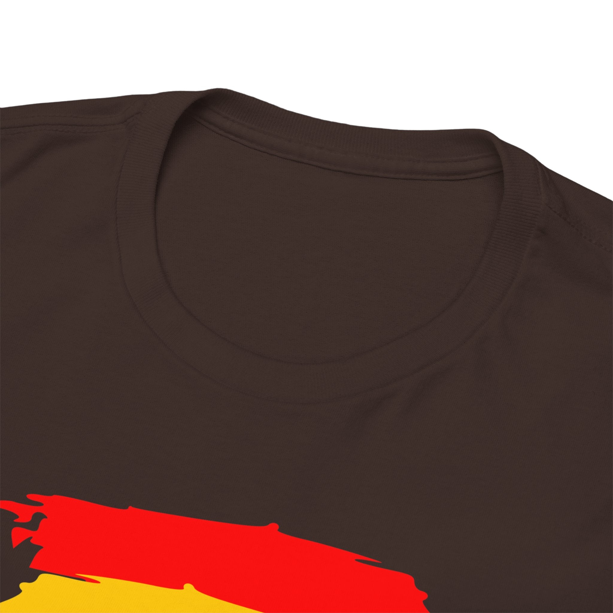 Juneteenth Graphic Tee — Rasta Flag Brushstroke Design
