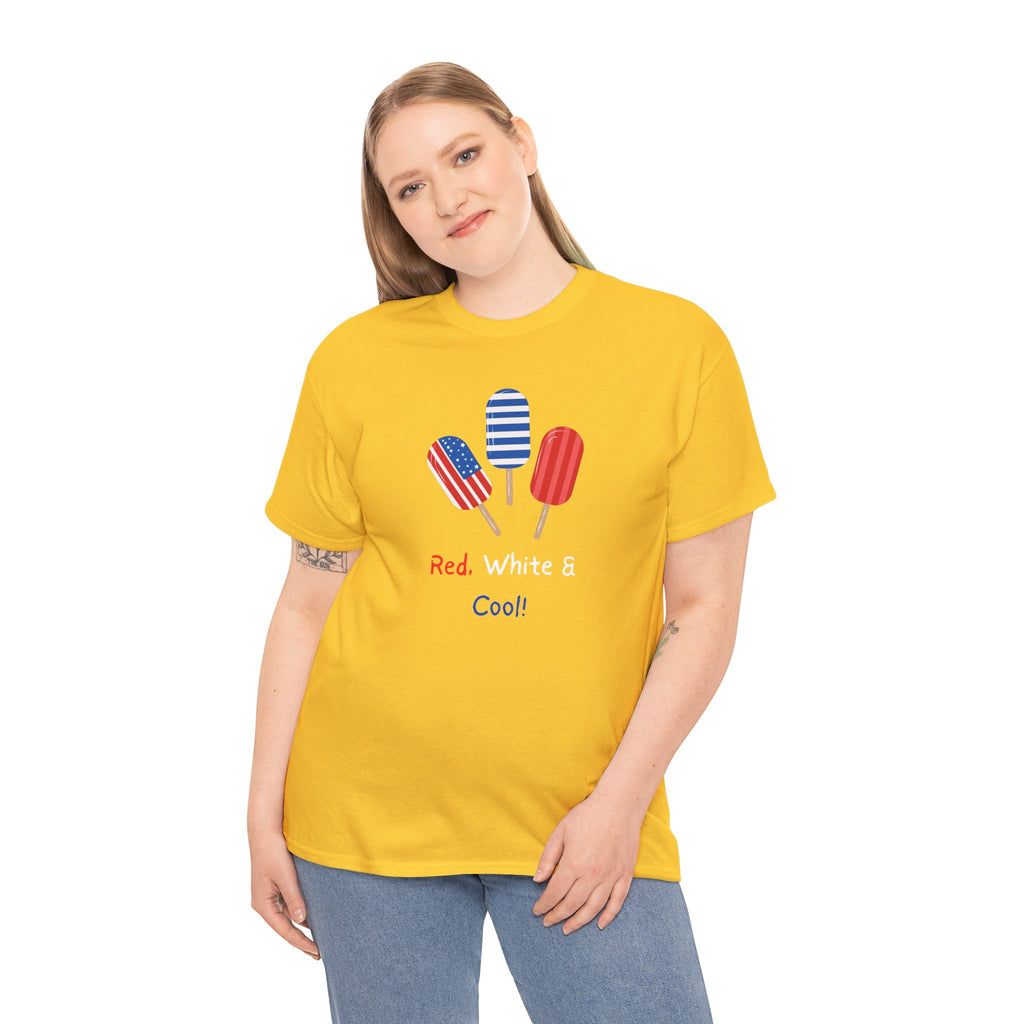 Patriotic Popsicle Tee – "Red, White & Cool" 4th of July T-Shirt
