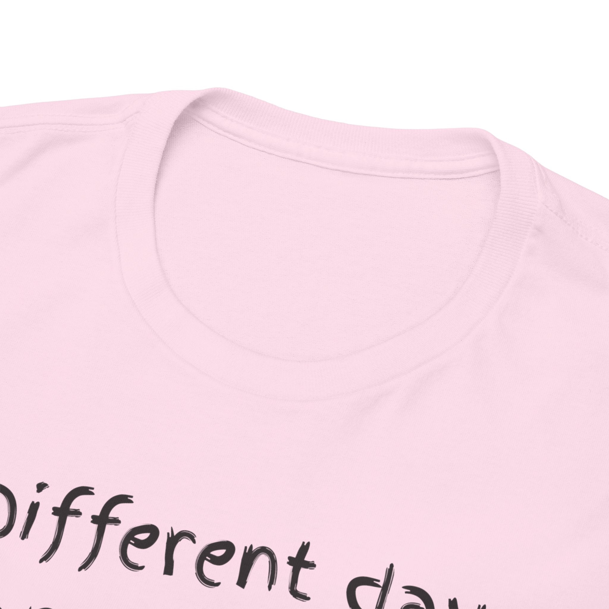 Anxiety Cartoon Tee — "Different day same ANXIETY" Mental Health Graphic T-Shirt
