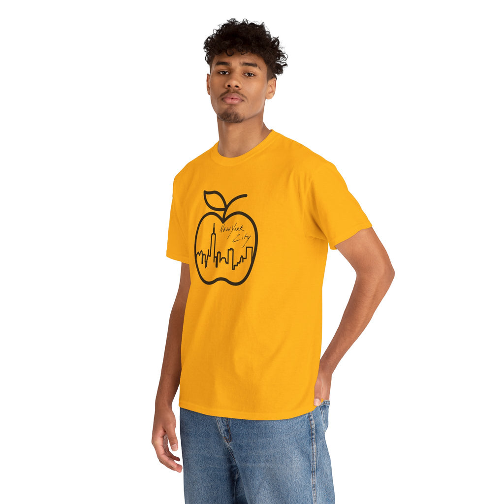 NYC Apple Skyline T‑Shirt — New York City Skyline Graphic Tee