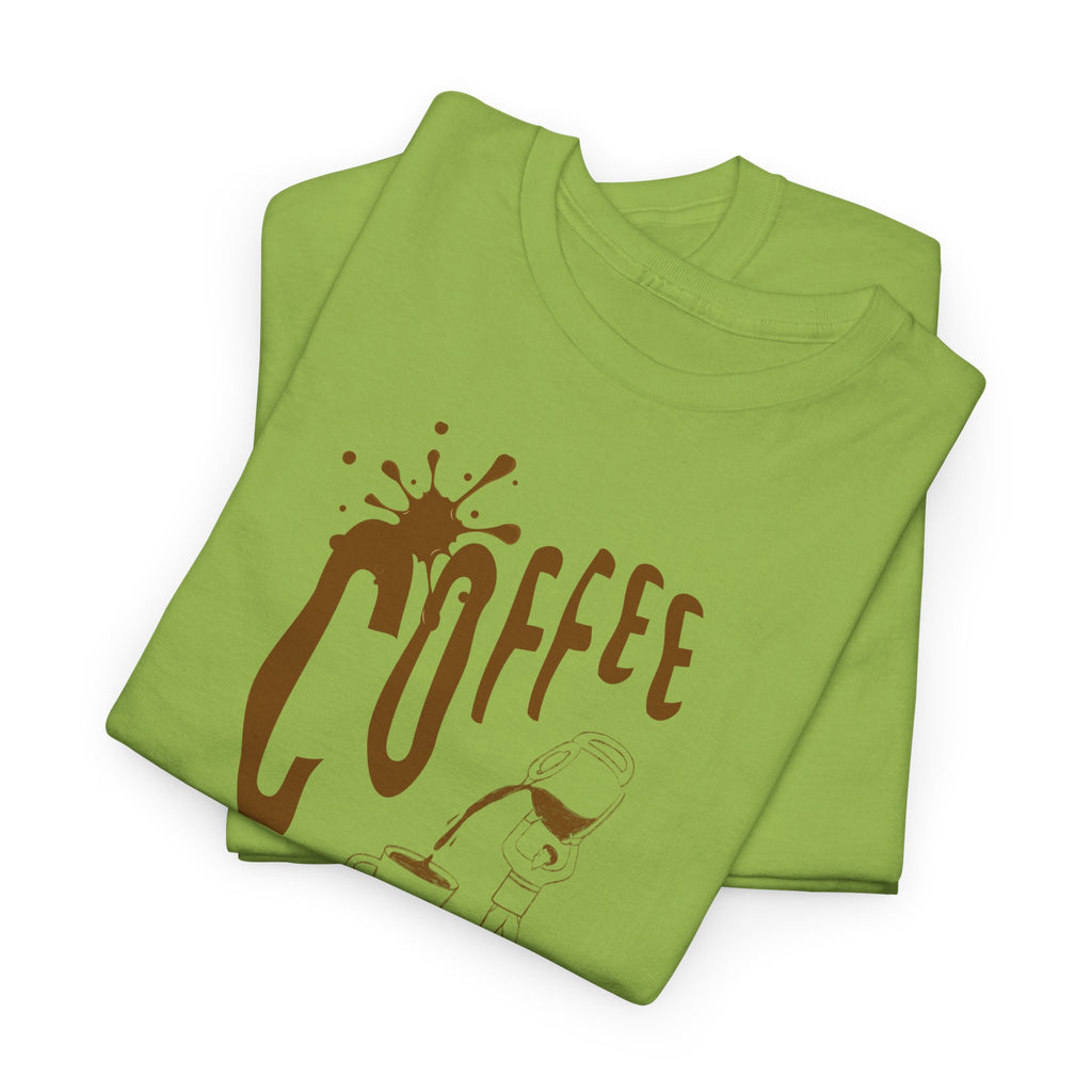 Coffee Splash T‑Shirt — Retro Coffee Typography Tee