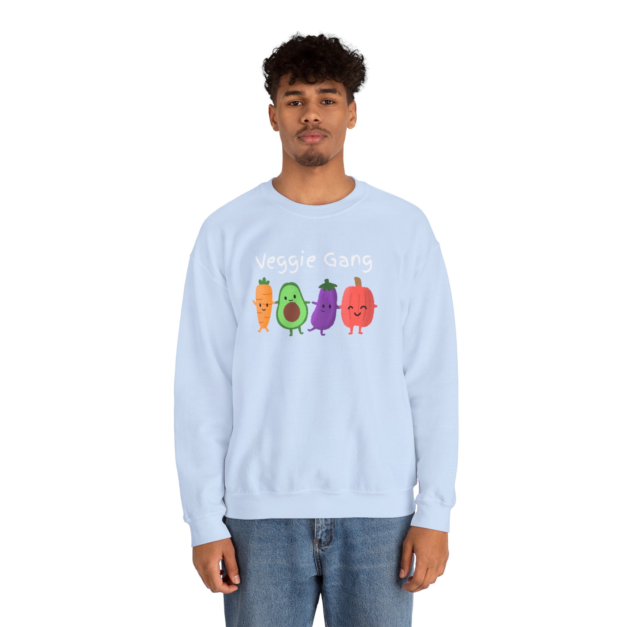 Anxiety Crewneck Sweatshirt — "Different Day Same Anxiety" Cute Cartoon Comfort Pullover