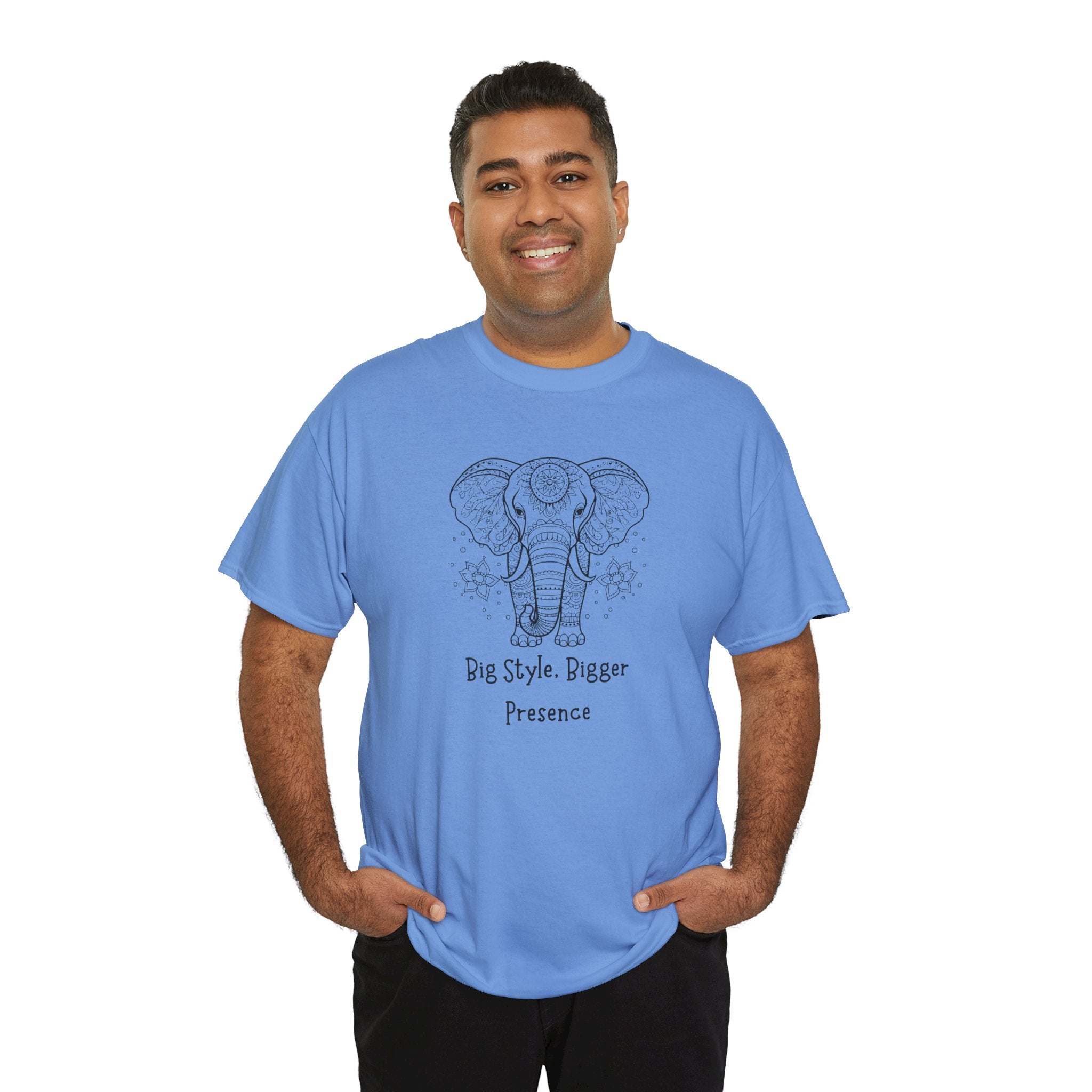 Elephant Head Tee — "Big Style. Bigger Presence" Graphic T-Shirt