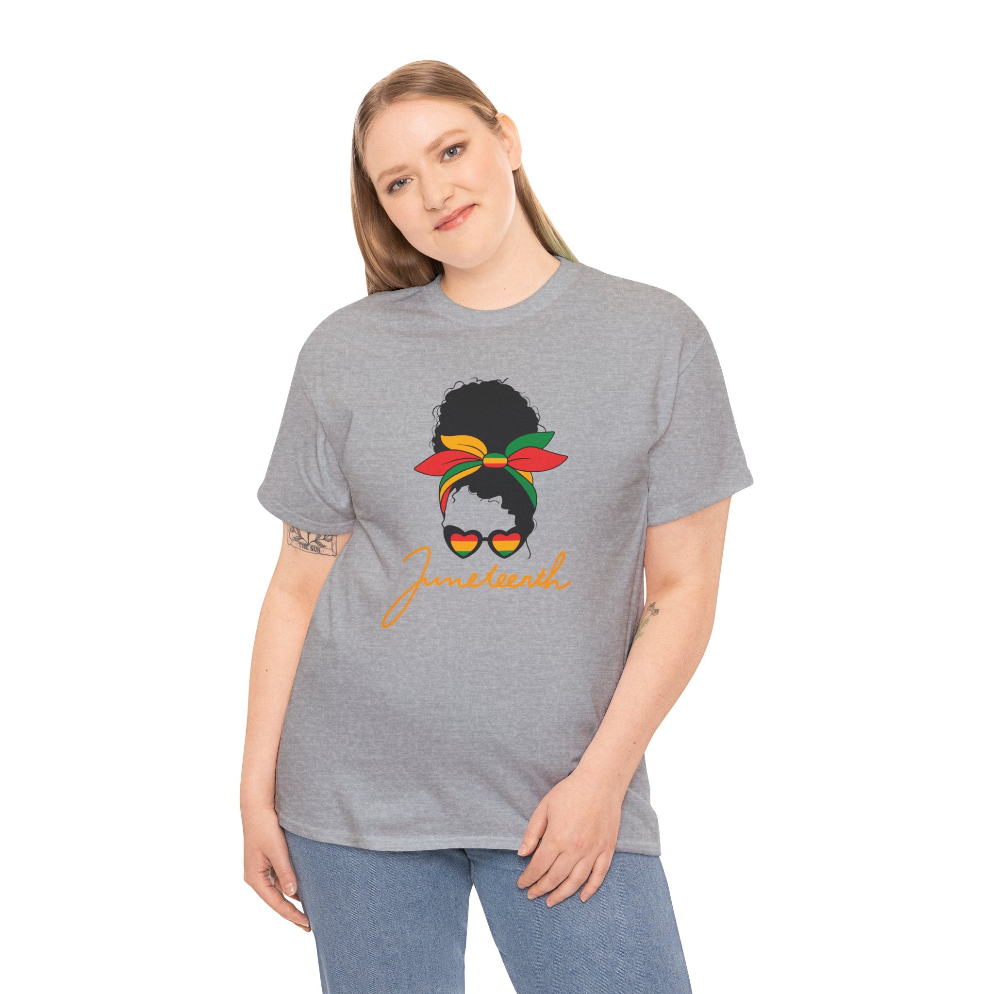 Juneteenth Afro Puff Tee — Juneteenth Celebration T-Shirt
