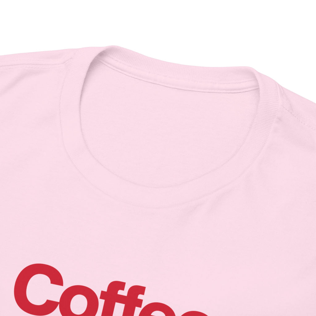 Coffee Lovers T-Shirt — Cute Red Coffee Cup Graphic Tee