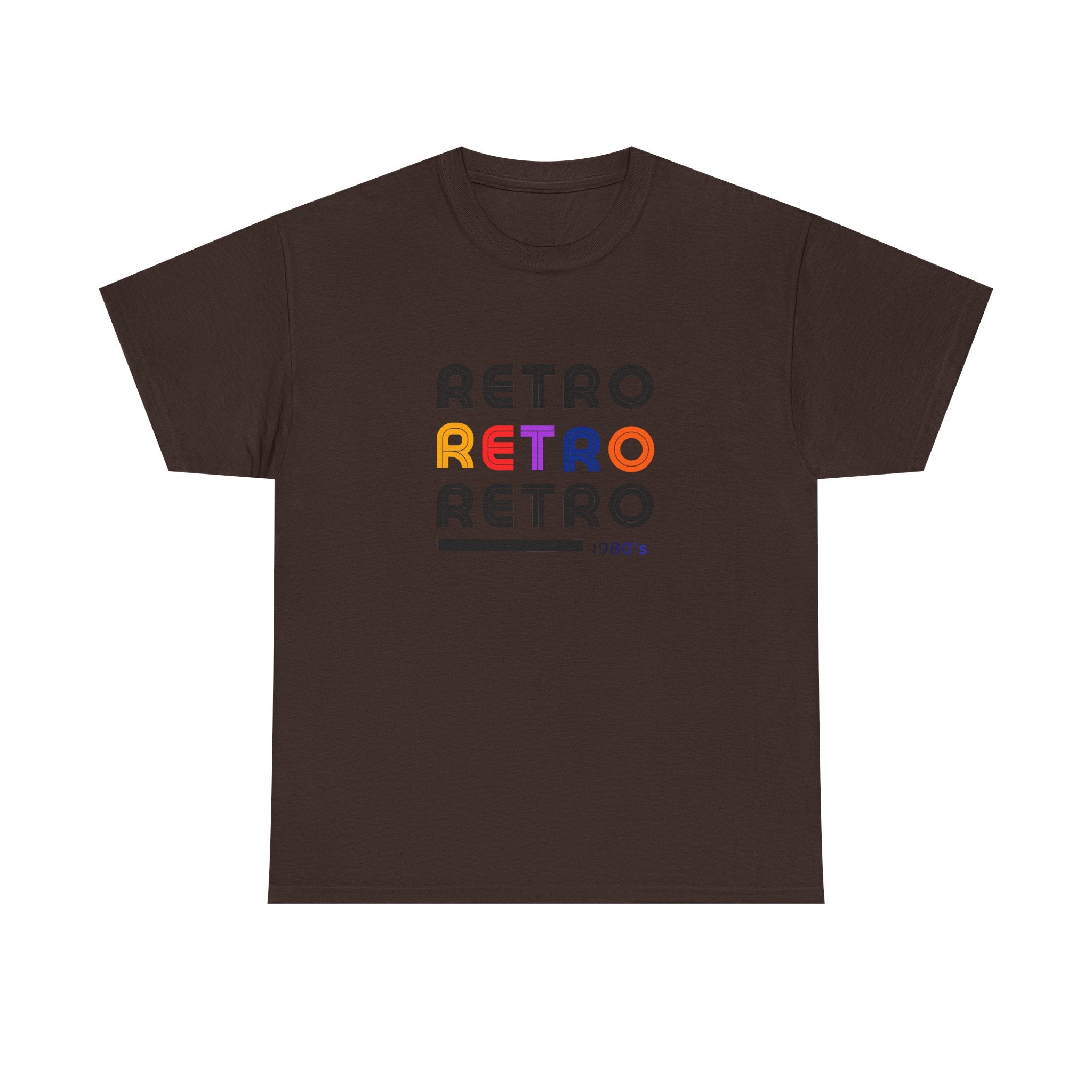 Retro Repeat Tee — Vintage 1980s-Inspired Graphic T-Shirt