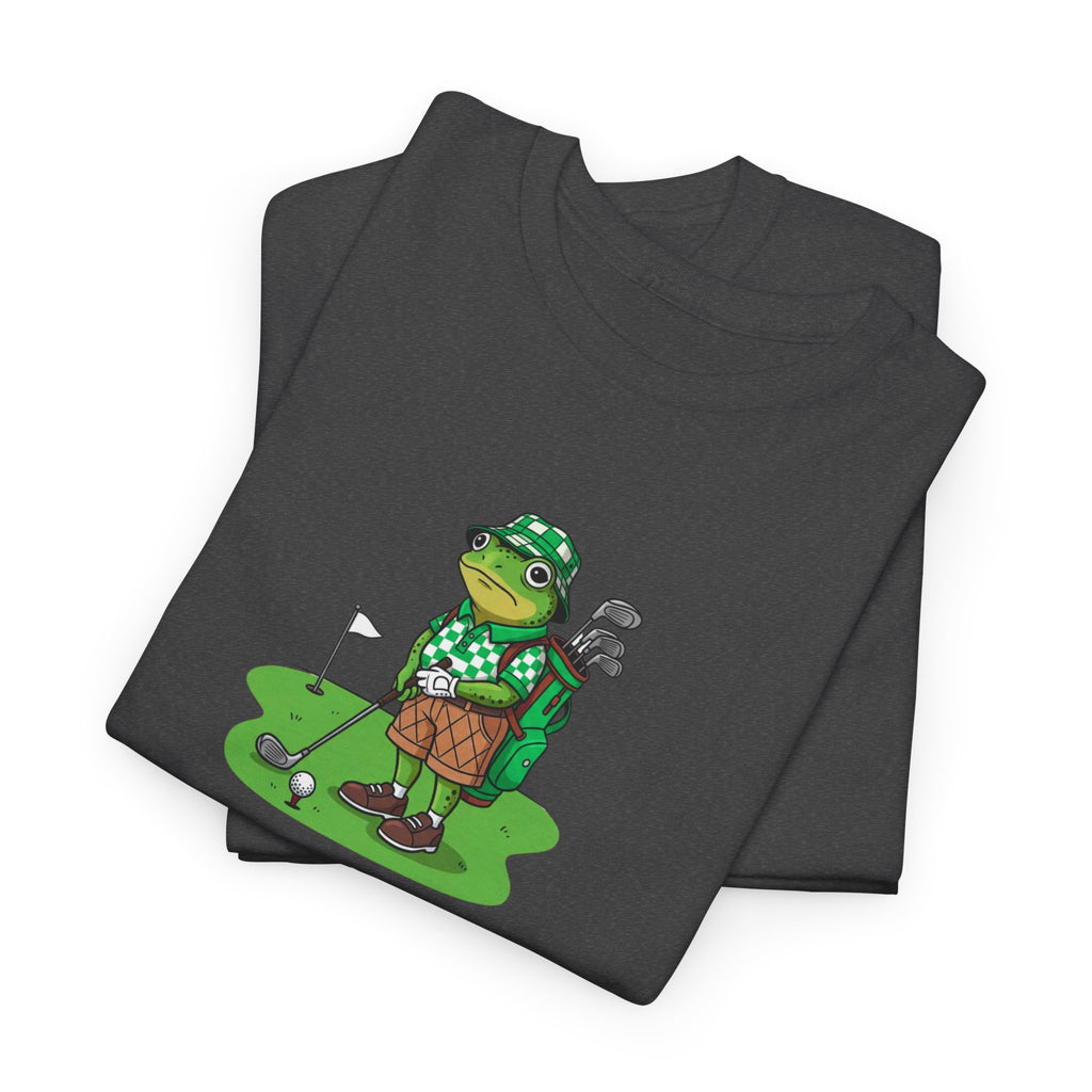 T-Shirt — Funny 'No Golf Today' Frog Golfer Graphic Tee
