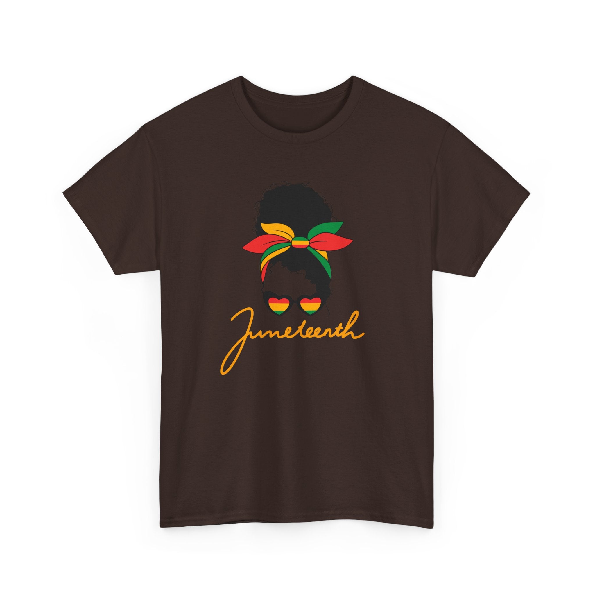 Juneteenth Afro Puff Tee — Juneteenth Celebration T-Shirt