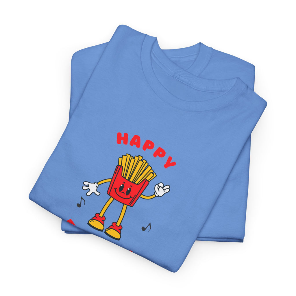 Happy Fry-Day T-Shirt — Cute Dancing Fries Graphic Tee