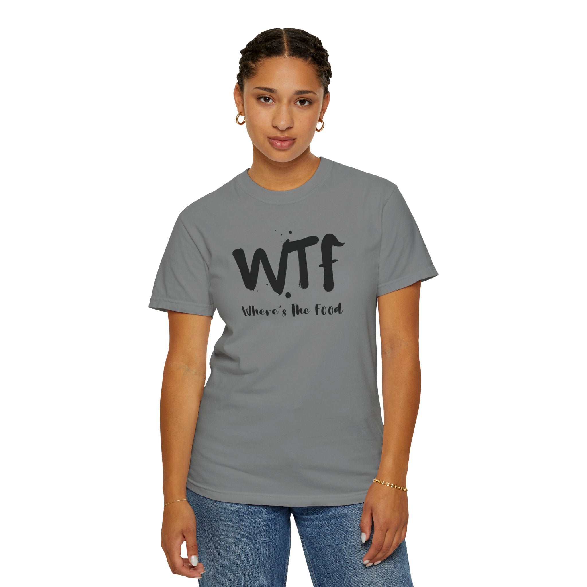 WTF "Where's The Food" Graphic T-Shirt