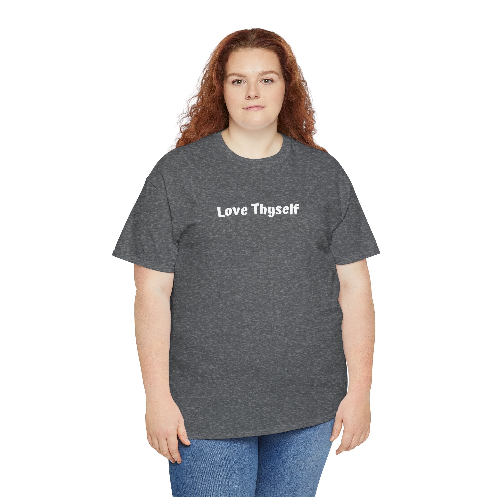 Love Thyself Tee — Minimal Self-Love Graphic T-Shirt