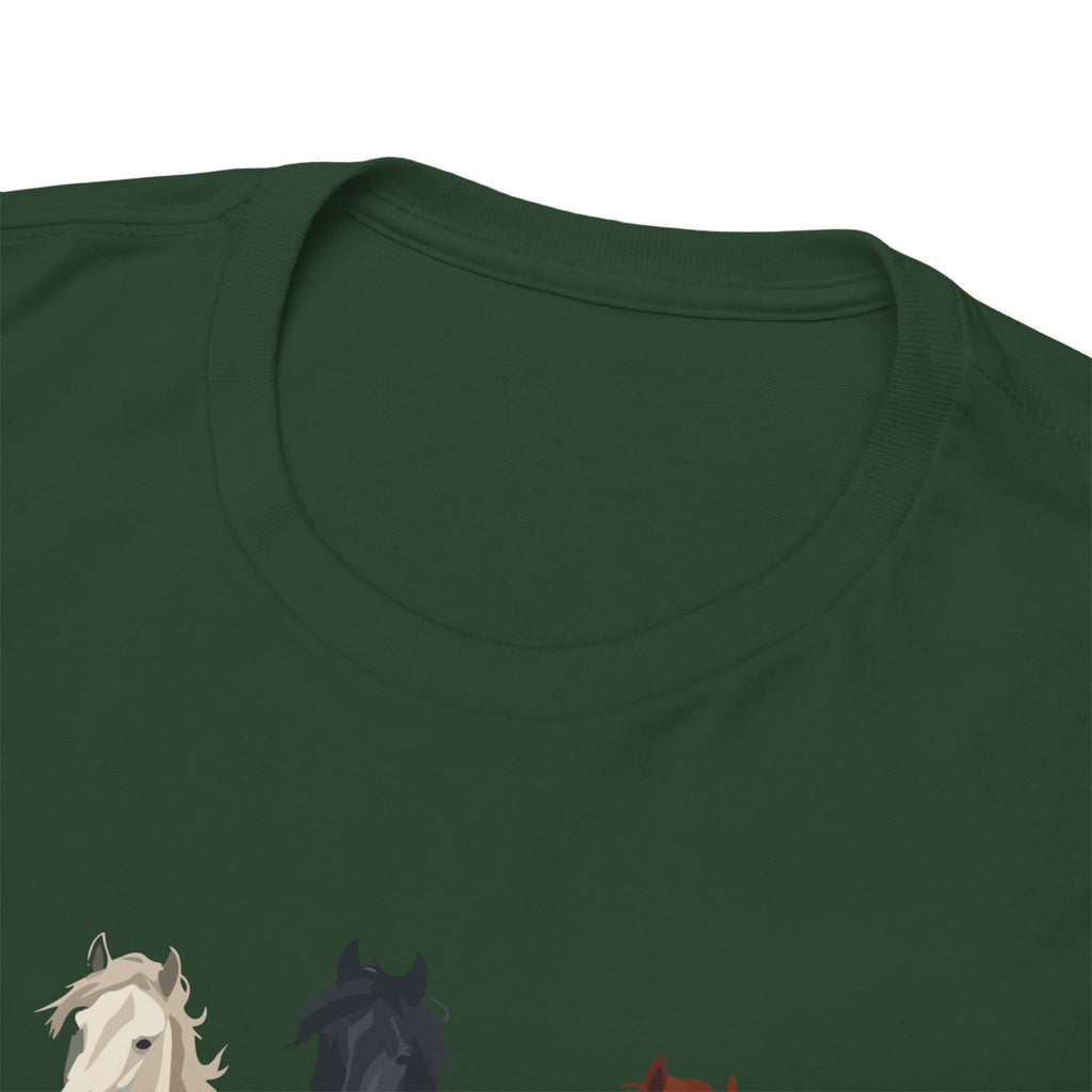 T-Shirt — Three Horses 'Love is Love' Pride Graphic Tee