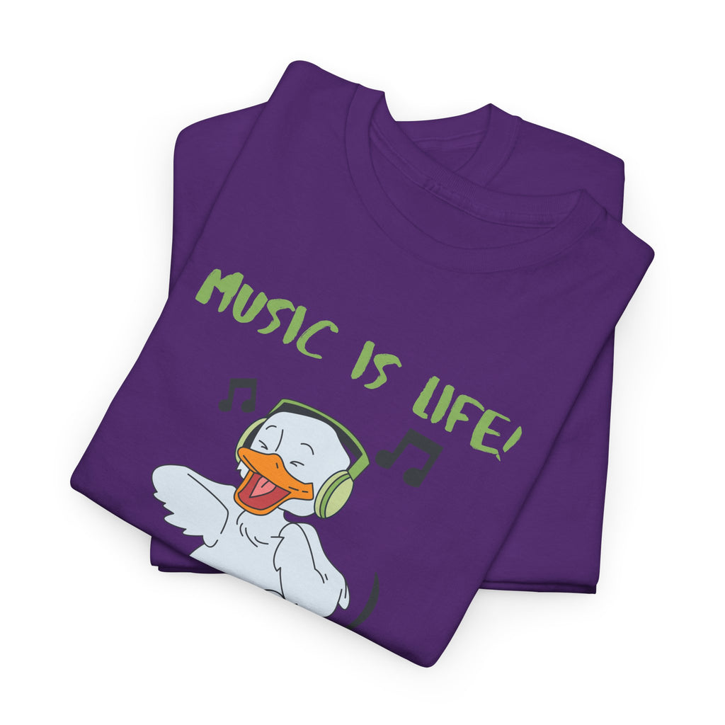 Music Is Life Duck T‑Shirt