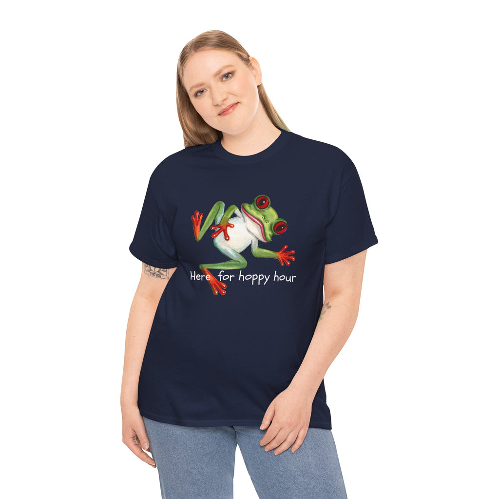 Red-Eyed Tree Frog Graphic Tee — Cute Tropical Frog Shirt for Nature Lovers
