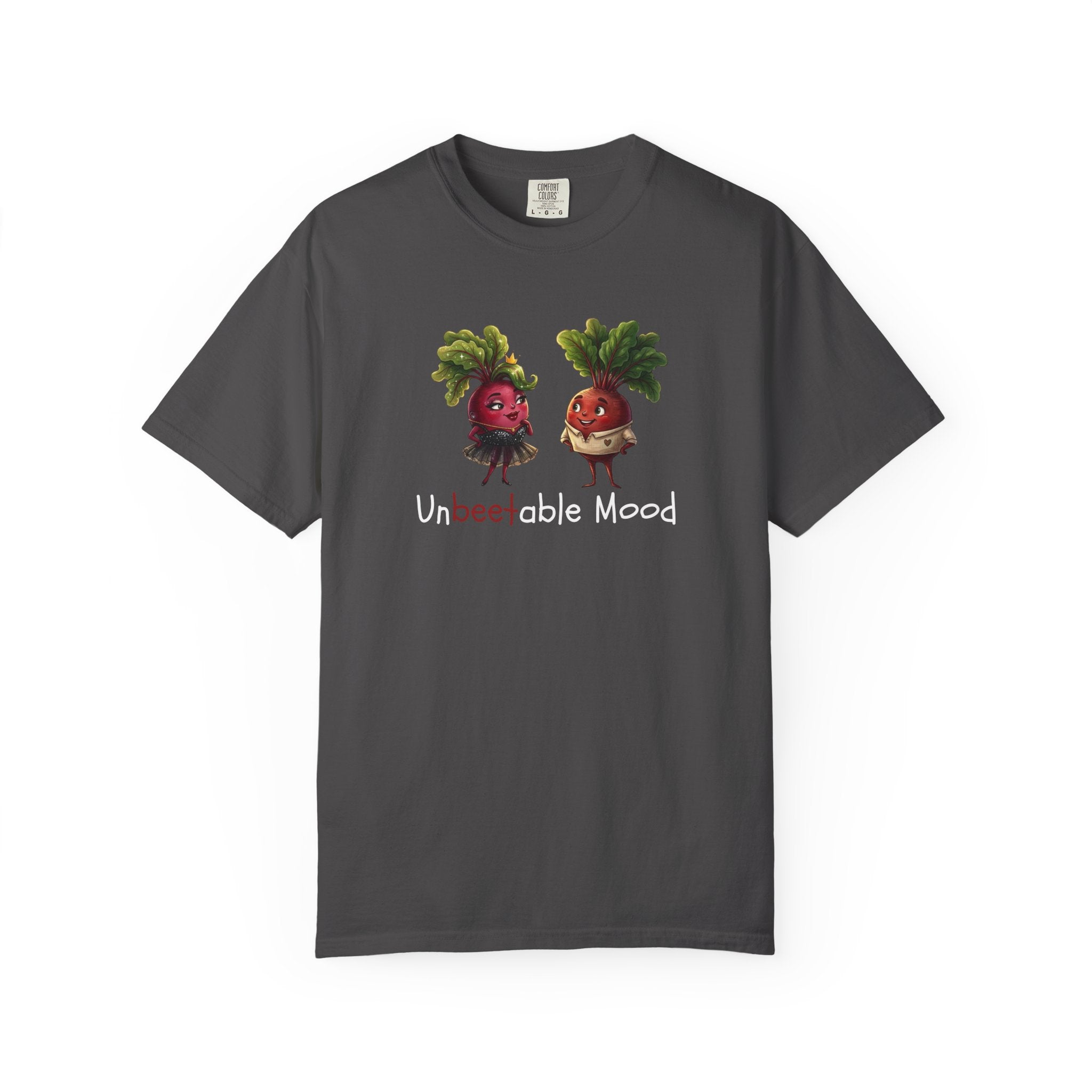Unbeetable Mood T-Shirt — Cute Beet Characters Veggie Pun Tee