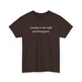 One Glass In Tee — Funny Wine Shirt (‘One glass in, and I might start flirting back’)
