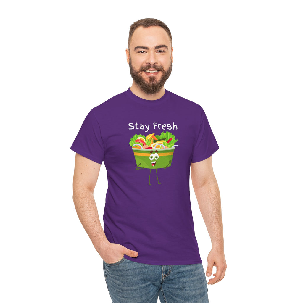 Stay Fresh Salad Tee – Cute Veggie Graphic T-Shirt