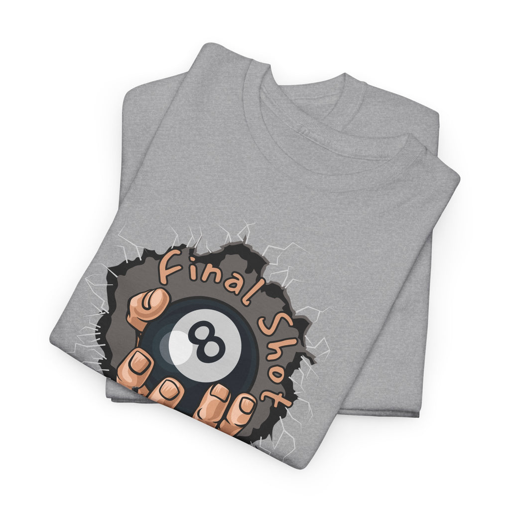 Eight Ball Pocket Tee — "Final Say" Billiards Graphic Shirt