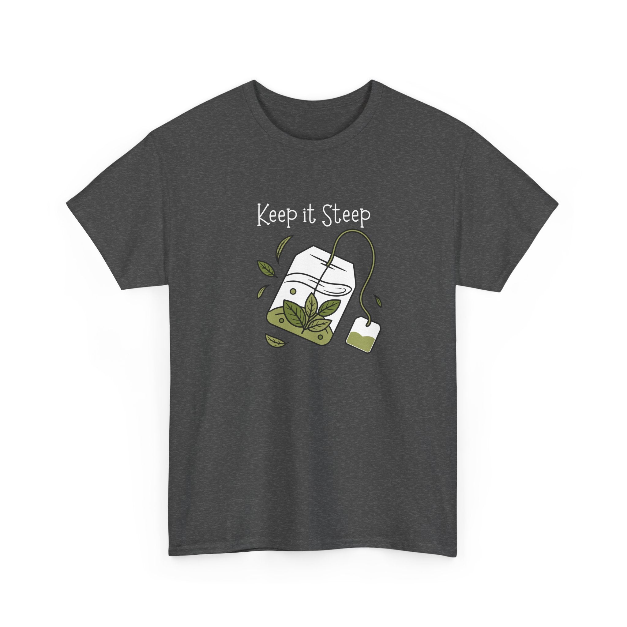 Keep It Steep Tea T-Shirt — Cute Tea Bag Graphic Tee for Tea Lovers