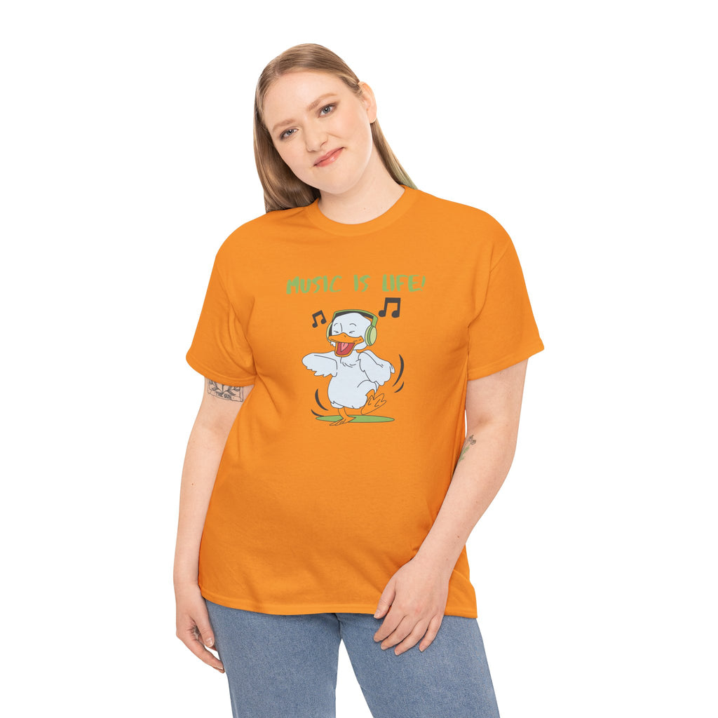 Music Is Life Duck T‑Shirt