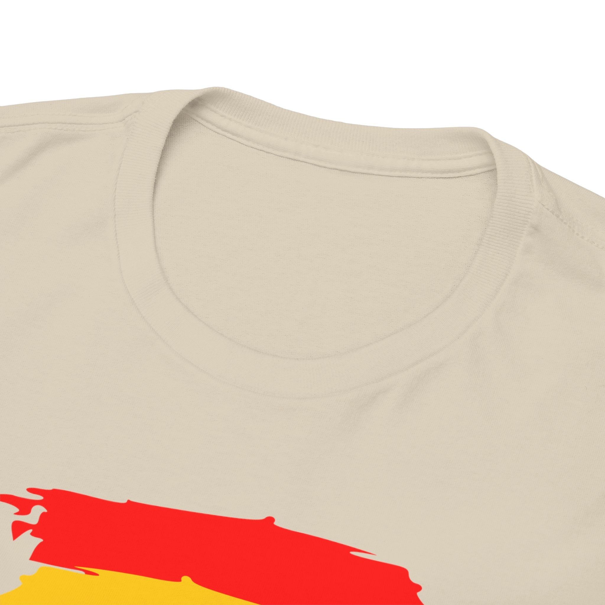 Juneteenth Graphic Tee — Rasta Flag Brushstroke Design