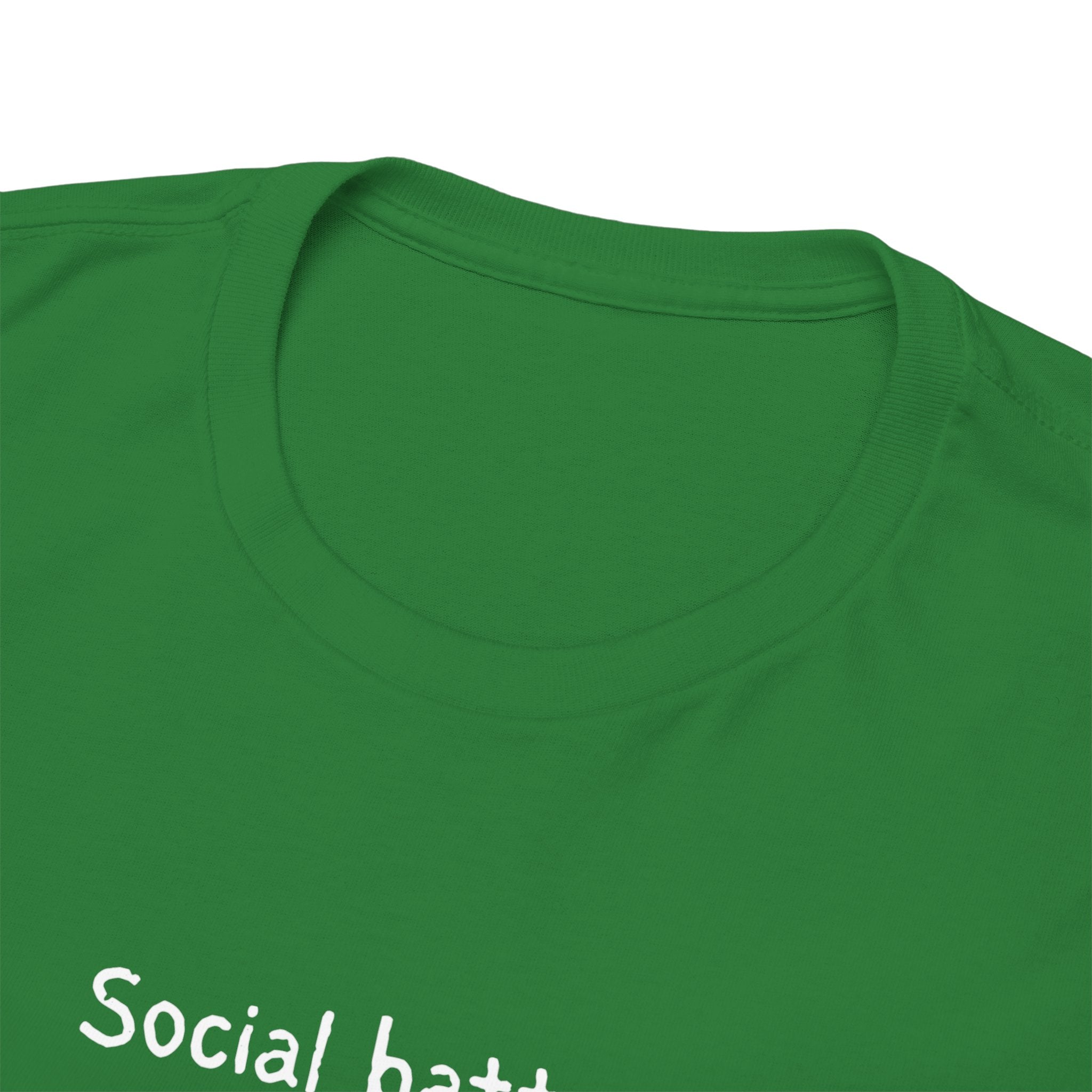 Social Battery Permanently Low Tee — Introvert Humor Cotton T-Shirt