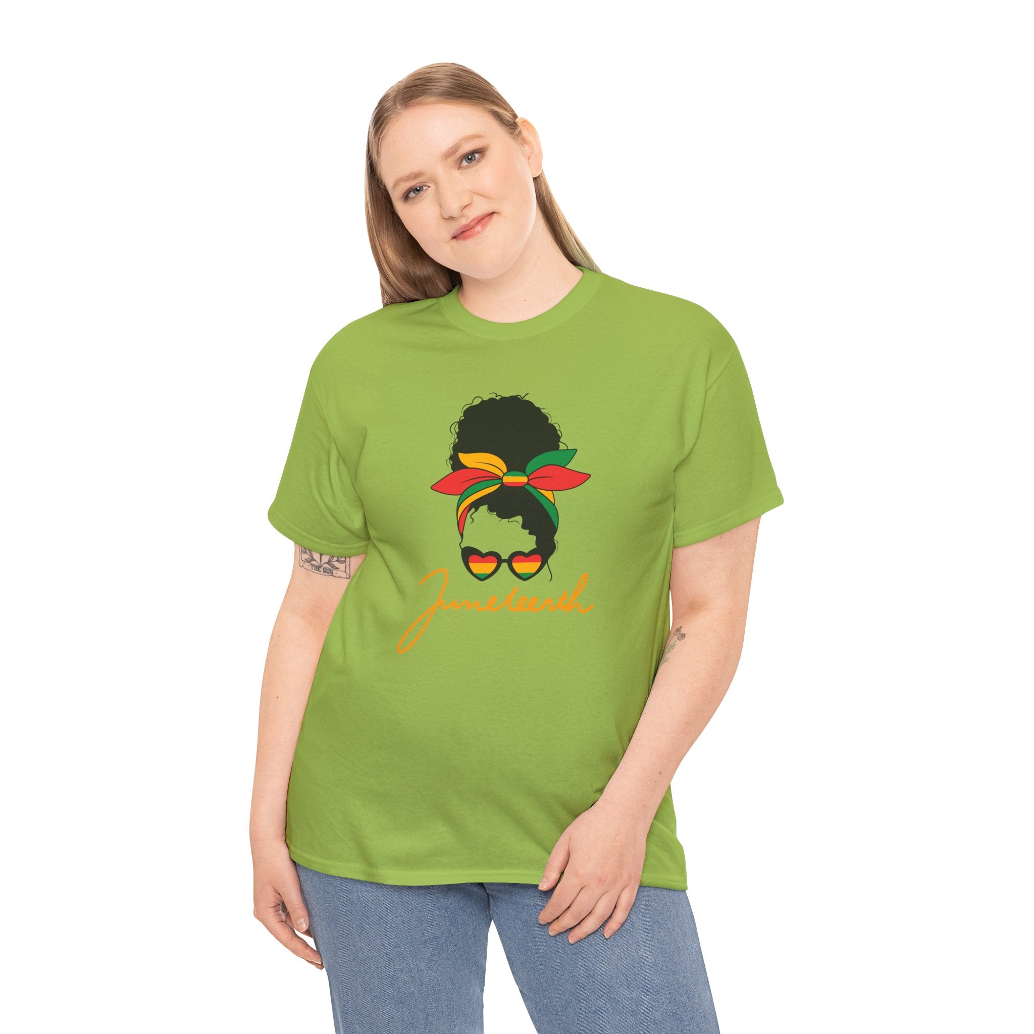 Juneteenth Afro Puff Tee — Juneteenth Celebration T-Shirt