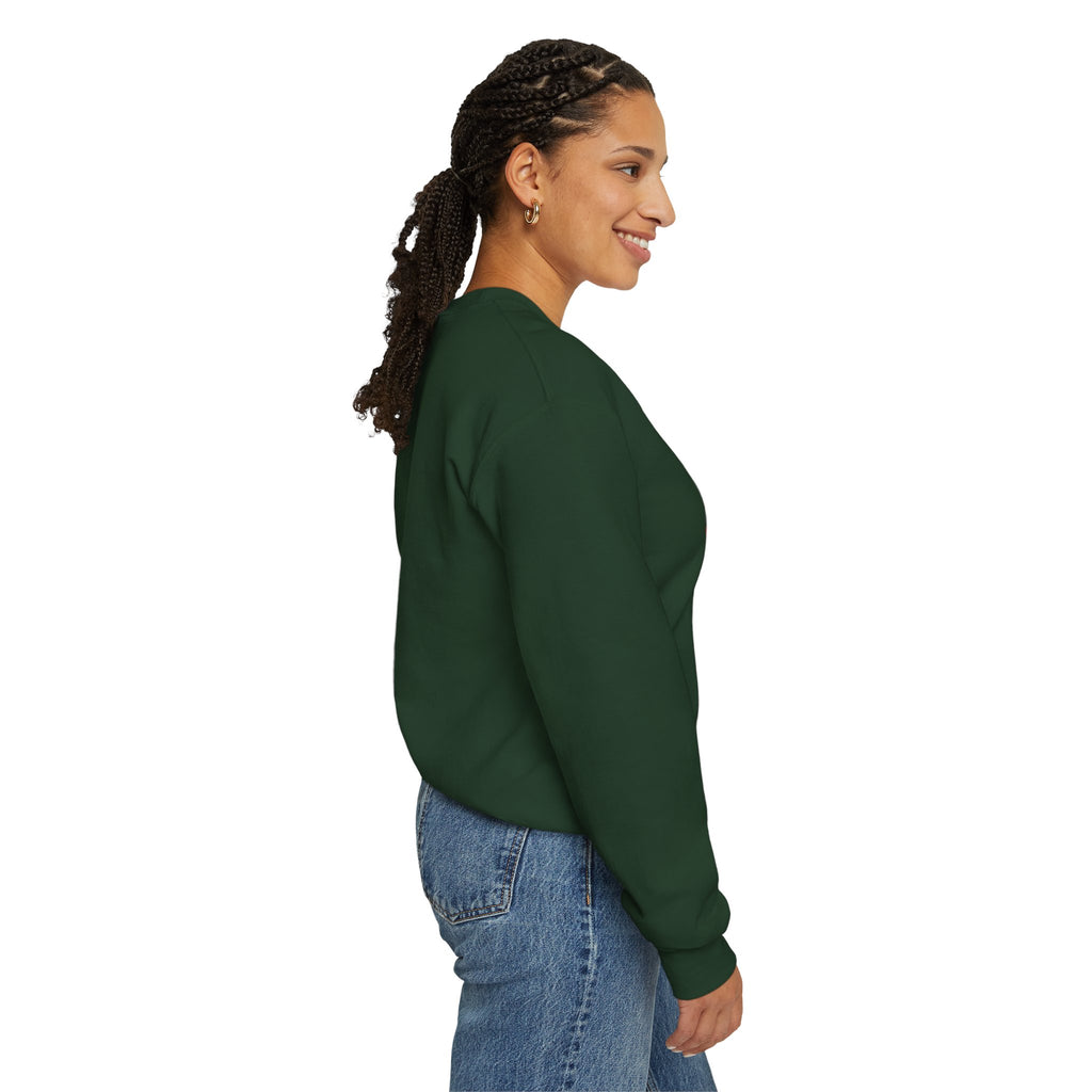 Believe in Yourself Crewneck Sweatshirt — Rainbow Inspirational Graphic