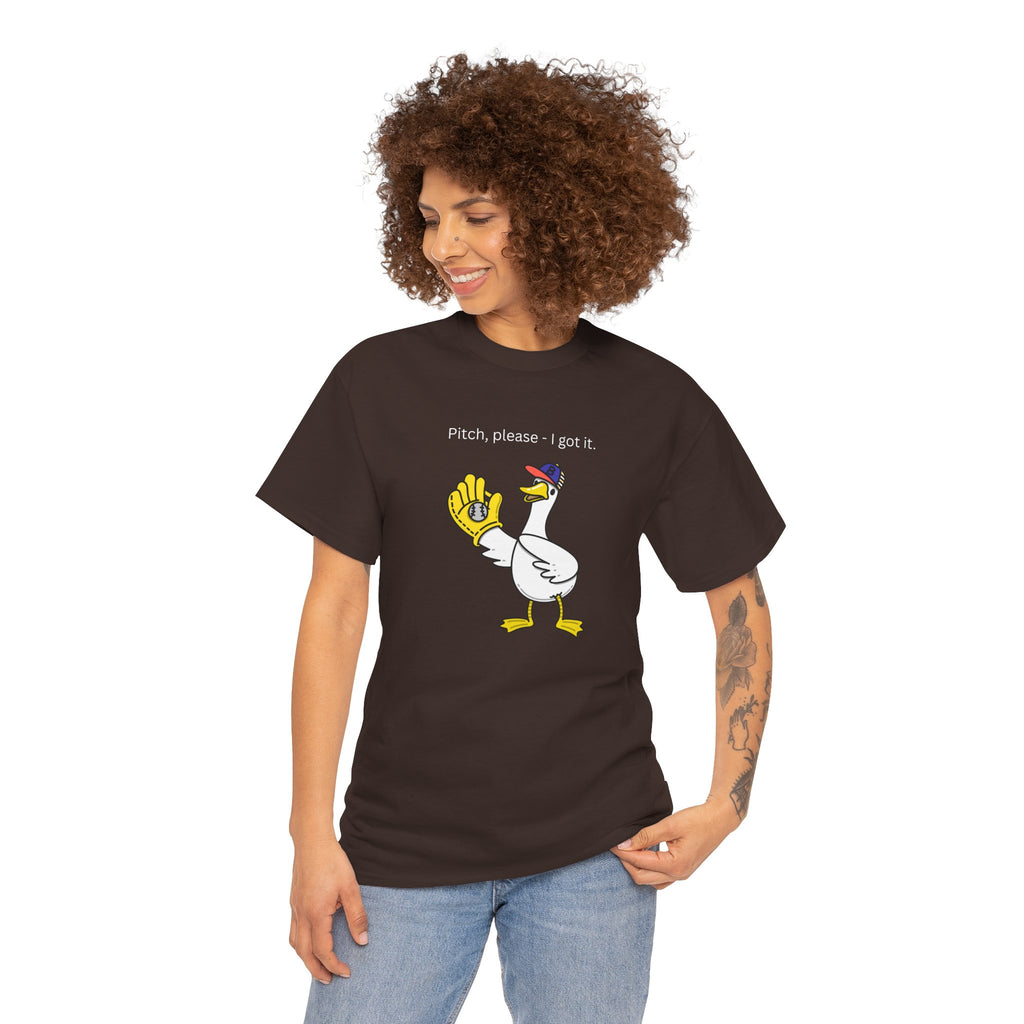 I Got It Baseball Duck T‑Shirt — Funny Catcher Graphic Tee