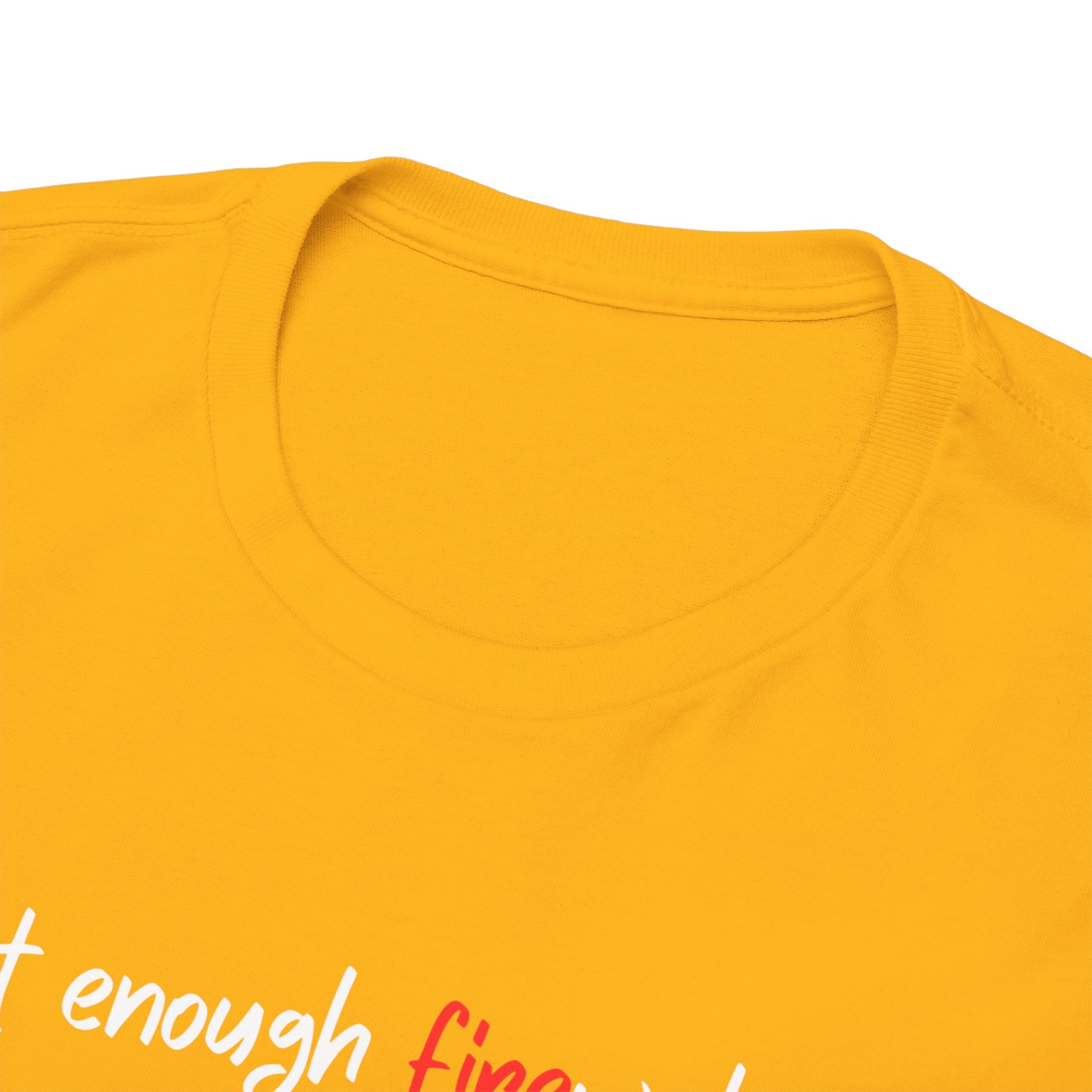 T-Shirt — Minimal 'fine' Chest Embroidered Graphic Tee